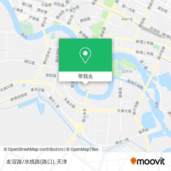 友谊路/水线路(路口)地图