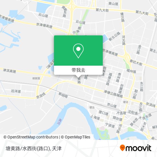 塘黄路/水西街(路口)地图
