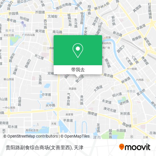 贵阳路副食综合商场(文善里西)地图