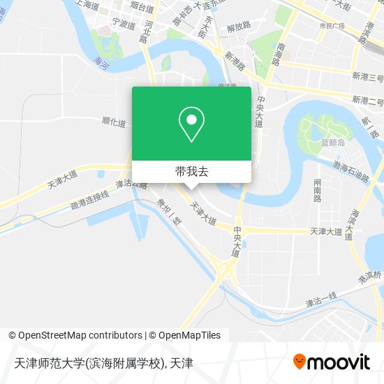 天津师范大学(滨海附属学校)地图