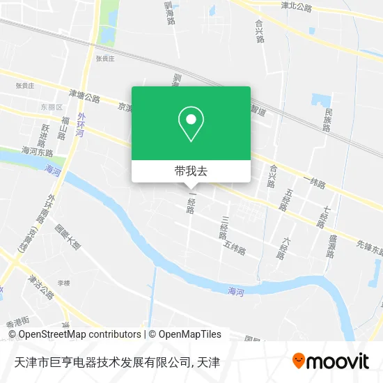 天津市巨亨电器技术发展有限公司地图