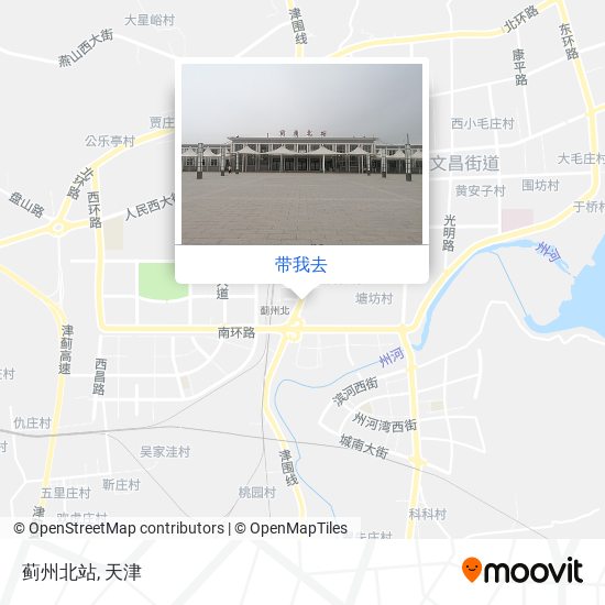 蓟州北站地图