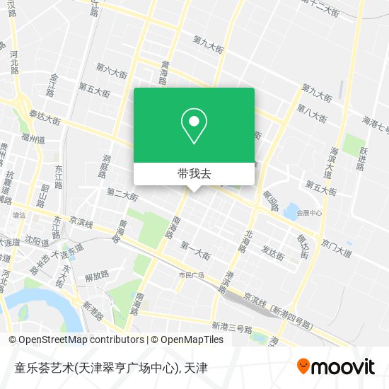 童乐荟艺术(天津翠亨广场中心)地图