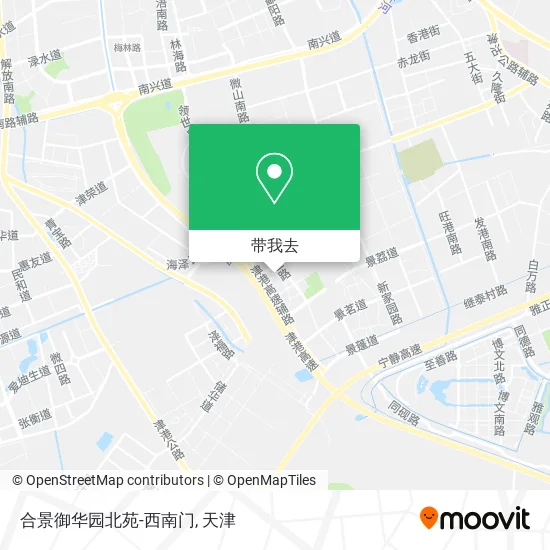 合景御华园北苑-西南门地图
