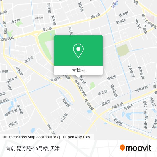 首创·昆芳苑-56号楼地图