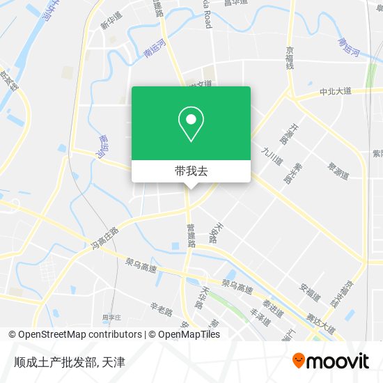 顺成土产批发部地图