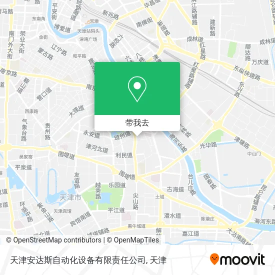 天津安达斯自动化设备有限责任公司地图