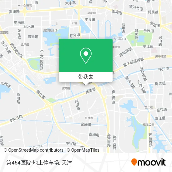 第464医院-地上停车场地图