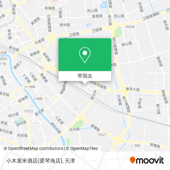 小木屋米酒店(爱琴海店)地图
