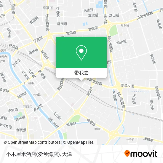 小木屋米酒店(爱琴海店)地图