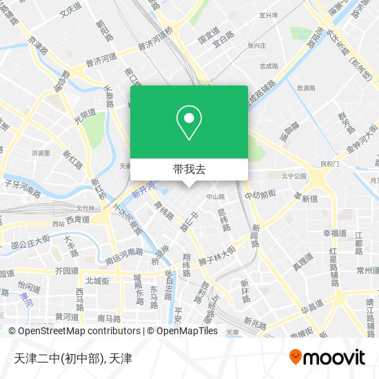天津二中(初中部)地图
