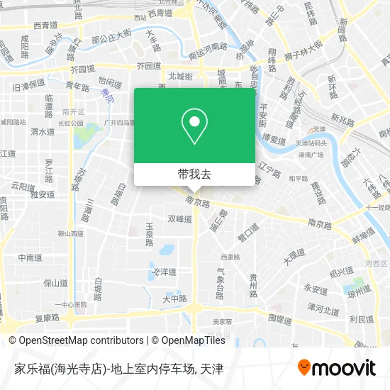 家乐福(海光寺店)-地上室内停车场地图