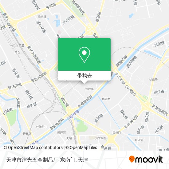 天津市津光五金制品厂-东南门地图