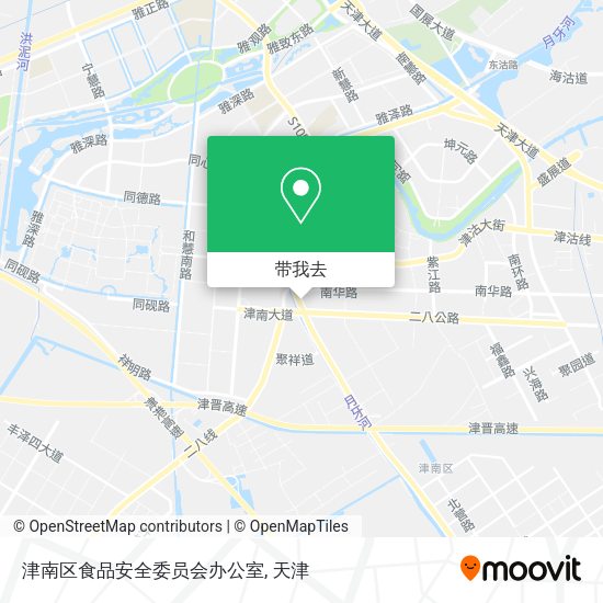 津南区食品安全委员会办公室地图