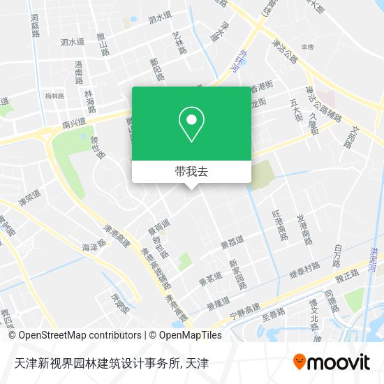 天津新视界园林建筑设计事务所地图