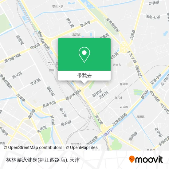 格林游泳健身(姚江西路店)地图
