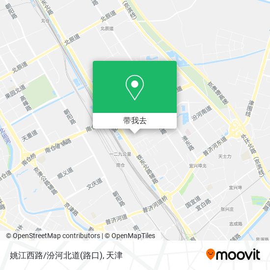 姚江西路/汾河北道(路口)地图