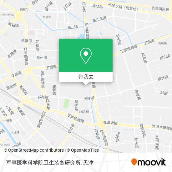 军事医学科学院卫生装备研究所地图