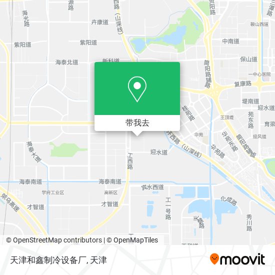 天津和鑫制冷设备厂地图