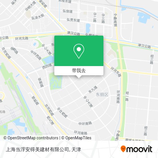 上海当浮安得美建材有限公司地图