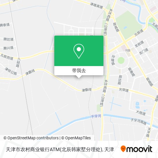 天津市农村商业银行ATM(北辰韩家墅分理处)地图