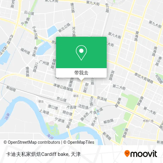 卡迪夫私家烘焙Cardiff bake地图