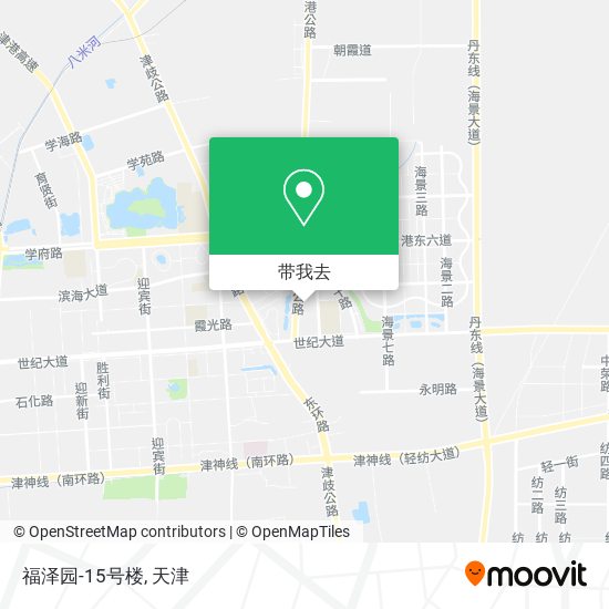 福泽园-15号楼地图