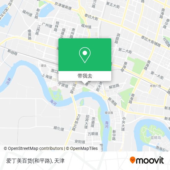 爱丁美百货(和平路)地图