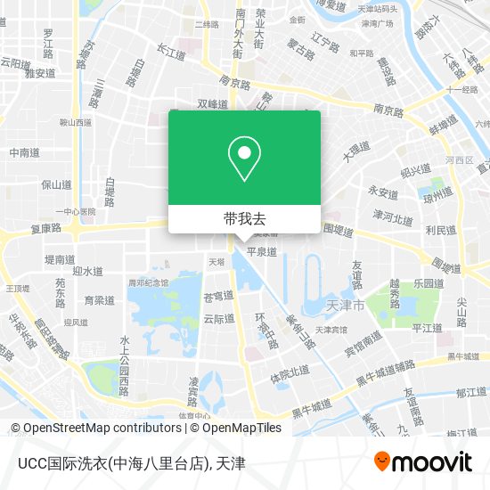 UCC国际洗衣(中海八里台店)地图