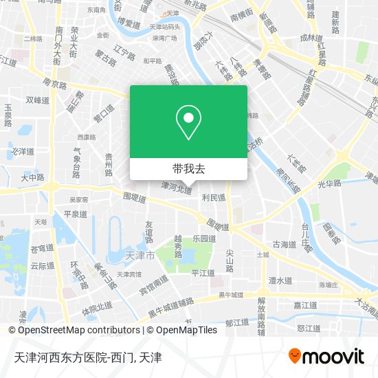 天津河西东方医院-西门地图