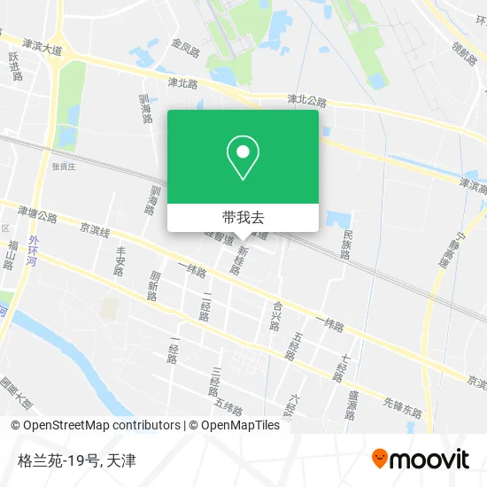 格兰苑-19号地图