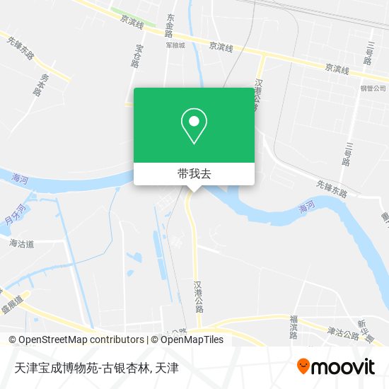 天津宝成博物苑-古银杏林地图