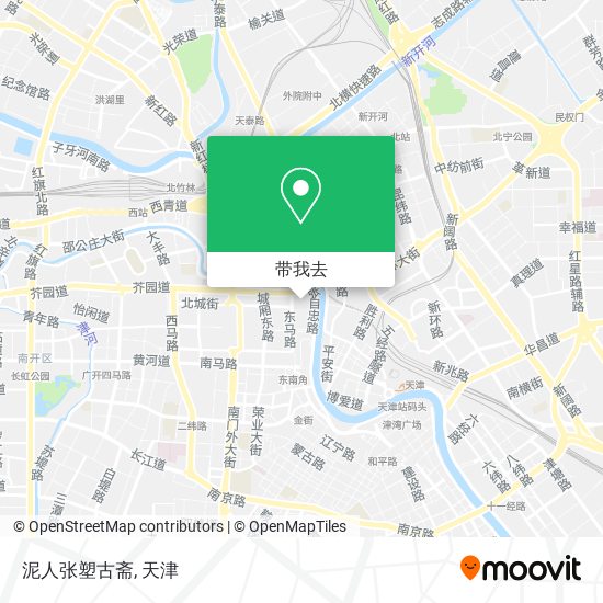 泥人张塑古斋地图