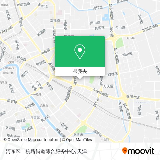 河东区上杭路街道综合服务中心地图