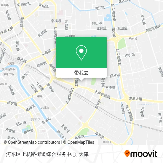 河东区上杭路街道综合服务中心地图