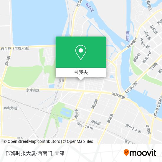 滨海时报大厦-西南门地图