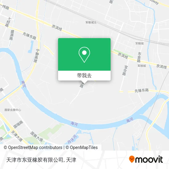 天津市东亚橡胶有限公司地图
