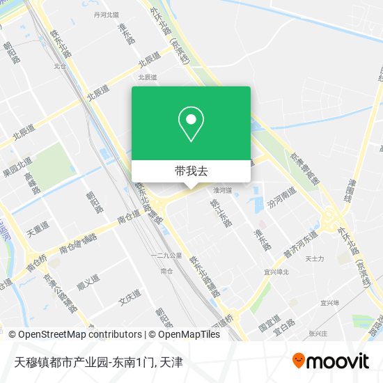 天穆镇都市产业园-东南1门地图