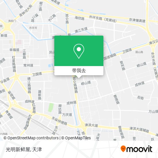 光明新鲜屋地图