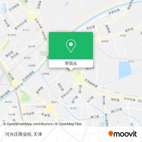 河兴庄商业街地图