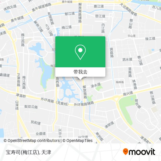 宝寿司(梅江店)地图