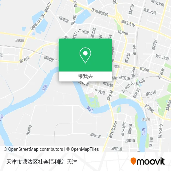 天津市塘沽区社会福利院地图