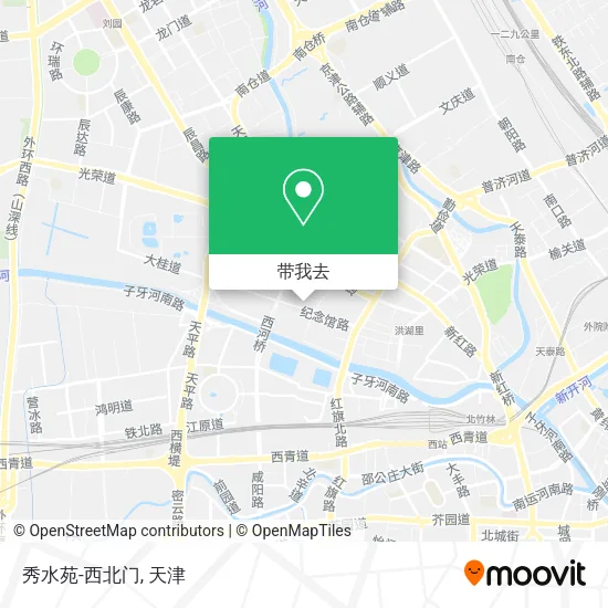 秀水苑-西北门地图