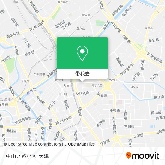 中山北路小区地图