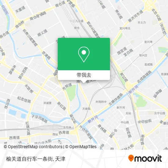榆关道自行车一条街地图