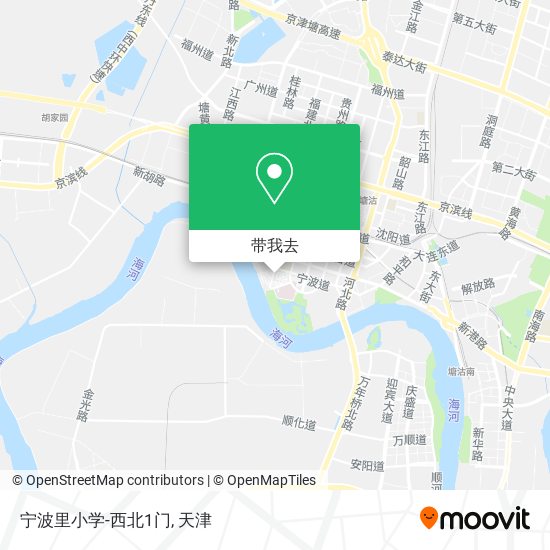 宁波里小学-西北1门地图