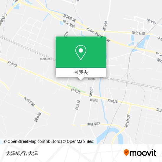 天津银行地图