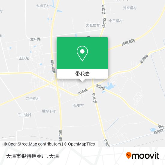 天津市银特铝圈厂地图