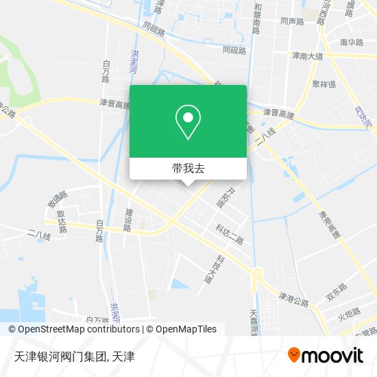 天津银河阀门集团地图