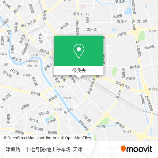 津塘路二十七号院-地上停车场地图